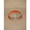 Lampa z aluminium i tworzywa lata 70